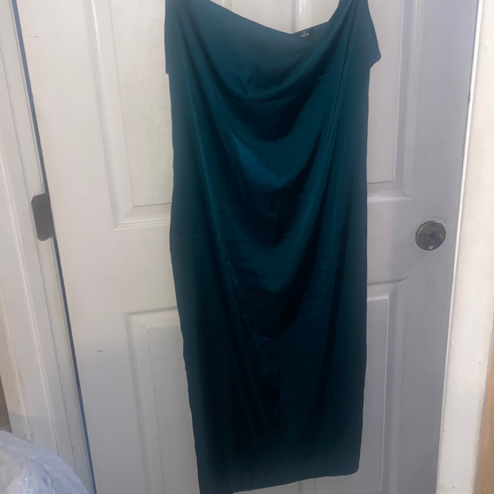 Xxxiticat silk green dress